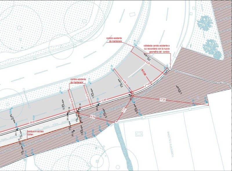 Lungolago: restringimento temporaneo dovuto al cantiere