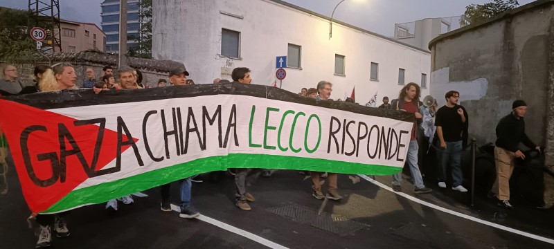 In piazza per la Palestina: pochi, isolati, ma non intimiditi