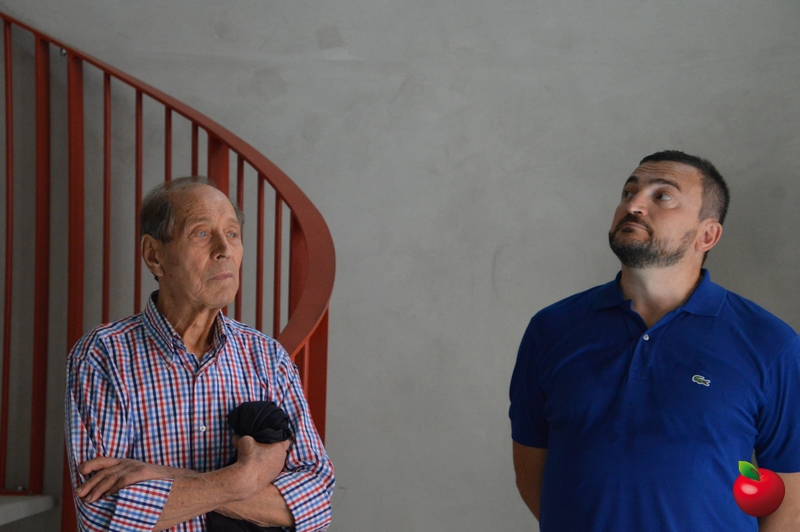 Danilo Vitali e il sindaco Antonio Rusconi