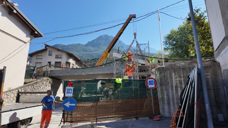 Posa ponte ferroviario Abbadia  10 
