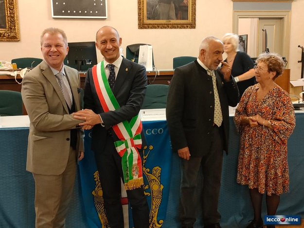 Mauro Gattinoni e il consiglere comunale di Overijse