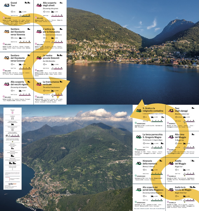 Bellano: dopo l'app arriva anche la cartina dedicata ai sentieri ...